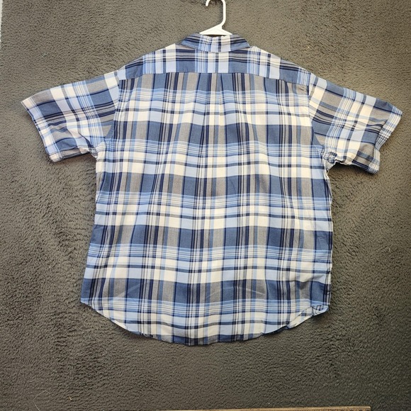 Ralph Lauren‎ Shirt Mens 2XL Classic Fit Plaid Short Sleeve Button Down - Picture 4 of 7